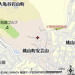 京都府京都市伏見区桃山町安芸山55-30周辺の地図