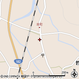 岡山県新見市哲西町矢田1666周辺の地図