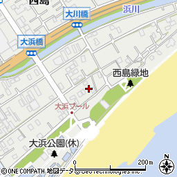静岡県静岡市駿河区西島1231周辺の地図