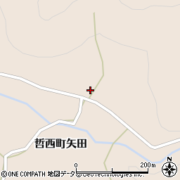 岡山県新見市哲西町矢田302周辺の地図