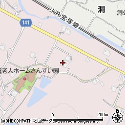 兵庫県三田市下相野2291周辺の地図