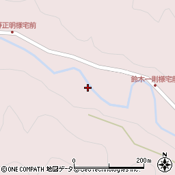 愛知県岡崎市夏山町上向田周辺の地図