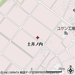 愛知県安城市高棚町土井ノ内88周辺の地図