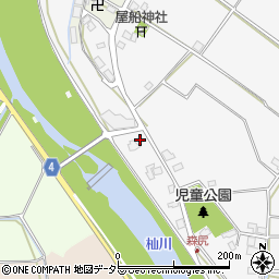 滋賀県甲賀市甲南町森尻437周辺の地図