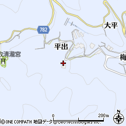 京都府宇治市東笠取平出13周辺の地図