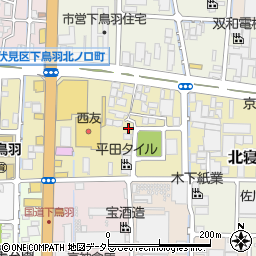 京都府京都市伏見区下鳥羽渡瀬町周辺の地図