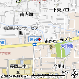 京都府長岡京市今里赤ノ上周辺の地図