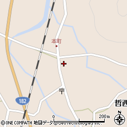 岡山県新見市哲西町矢田1747周辺の地図