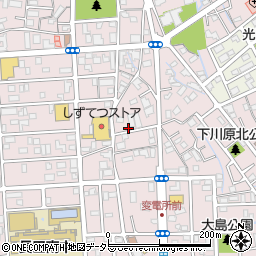 アース環境サービス株式会社　静岡営業所周辺の地図