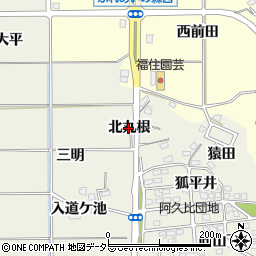 愛知県阿久比町（知多郡）卯坂（北丸根）周辺の地図