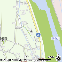 兵庫県たつの市新宮町吉島705周辺の地図