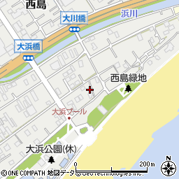 静岡県静岡市駿河区西島1230周辺の地図