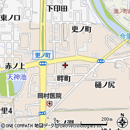 京都府長岡京市今里畔町7周辺の地図