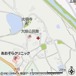 兵庫県三田市大畑172周辺の地図