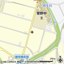 兵庫県姫路市夢前町護持102-3周辺の地図