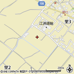 滋賀県大津市里2丁目11周辺の地図
