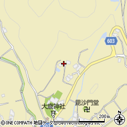 兵庫県猪名川町（川辺郡）上阿古谷（柳谷）周辺の地図