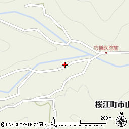 島根県江津市桜江町市山164周辺の地図