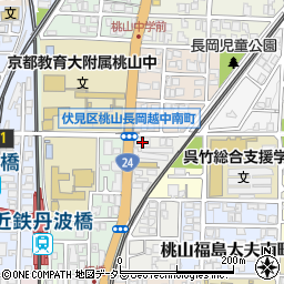 京都府京都市伏見区桃山福島太夫西町1周辺の地図