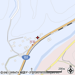 愛知県新城市富栄（東）周辺の地図