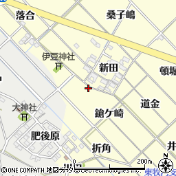 愛知県岡崎市渡町鎗ケ崎21周辺の地図