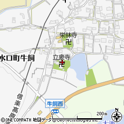 立泉寺周辺の地図
