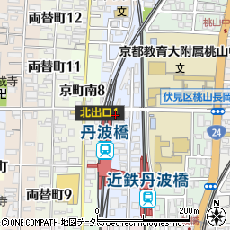 馬渕教室　丹波橋校周辺の地図