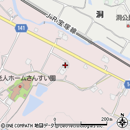 兵庫県三田市下相野2286周辺の地図