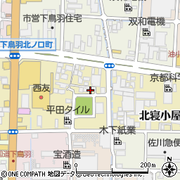 京都府京都市伏見区下鳥羽渡瀬町181周辺の地図