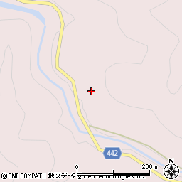 愛知県新城市大野滝久保周辺の地図