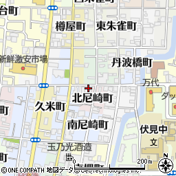 丹波橋きものレンタル店周辺の地図