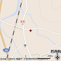 岡山県新見市哲西町矢田1744周辺の地図