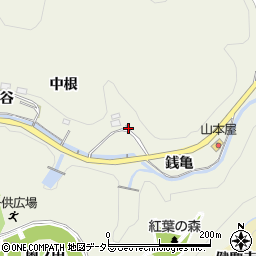 豊川新城線周辺の地図