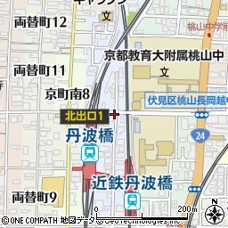 めぐみ学園丹波橋教室周辺の地図