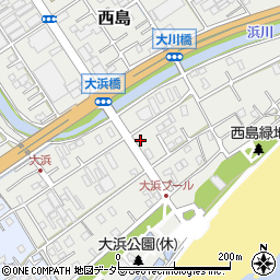 静岡県静岡市駿河区西島1038周辺の地図