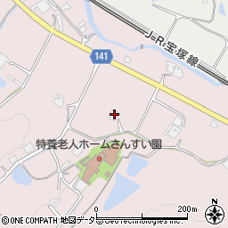 兵庫県三田市下相野2278周辺の地図