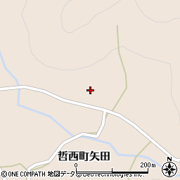 岡山県新見市哲西町矢田292-2周辺の地図