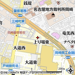 愛知県岡崎市戸崎町上り場東周辺の地図