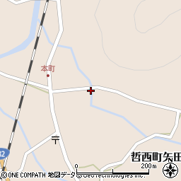 岡山県新見市哲西町矢田1761周辺の地図