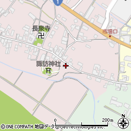 滋賀県甲賀市土山町市場50周辺の地図