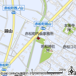 赤松町内会事務所周辺の地図