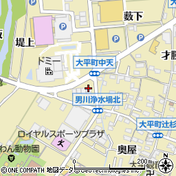 タイヤショップヒッツ岡崎店周辺の地図