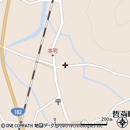 岡山県新見市哲西町矢田1742周辺の地図