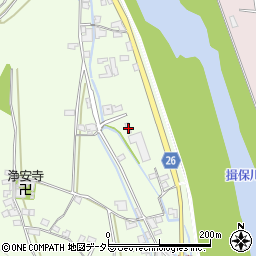 兵庫県たつの市新宮町吉島718周辺の地図
