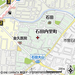 京都府京都市伏見区石田内里町周辺の地図
