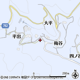 京都府宇治市東笠取平出72周辺の地図