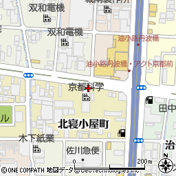 京都府京都市伏見区北寝小屋町18周辺の地図