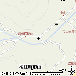 島根県江津市桜江町市山279周辺の地図