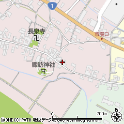 滋賀県甲賀市土山町市場52周辺の地図