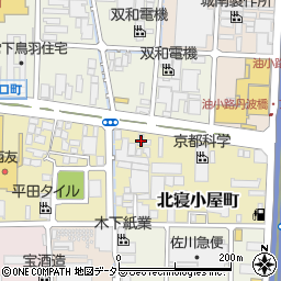 京都府京都市伏見区北寝小屋町6周辺の地図